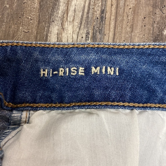 American Eagle Denim Hi-Rise Mini Skirt - Picture 4 of 4